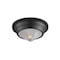 Maxim Lighting Hargreaves 1-Light Flush Mount, Black 10390PRBK - alternate 1